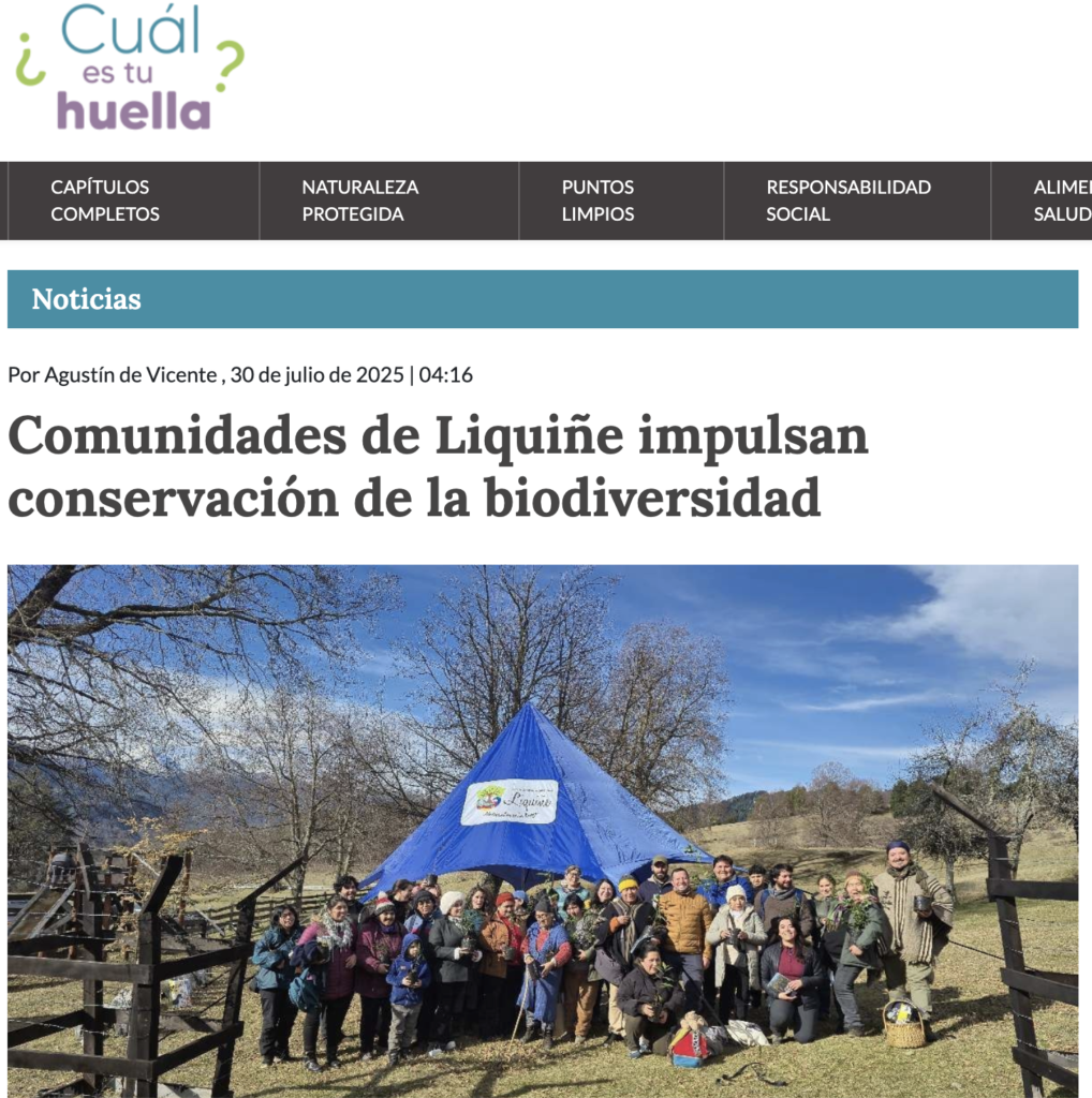 Comunidades de Liquiñe impulsan conservación de la biodiversidad