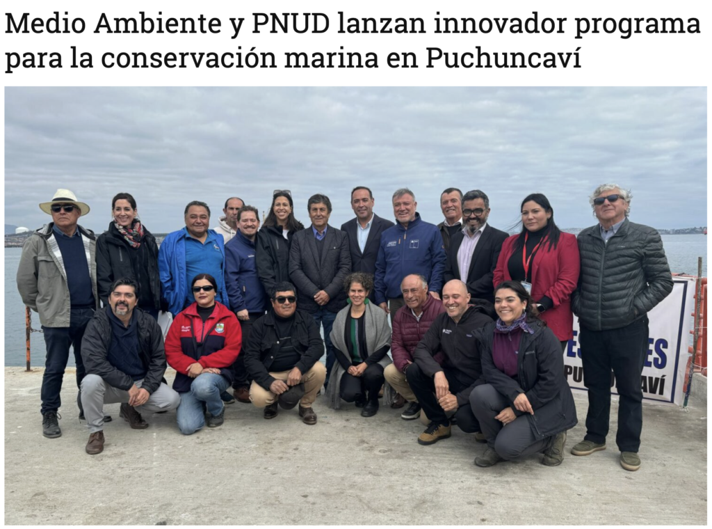 Lanzan innovador programa para la conservación marina en Puchuncaví