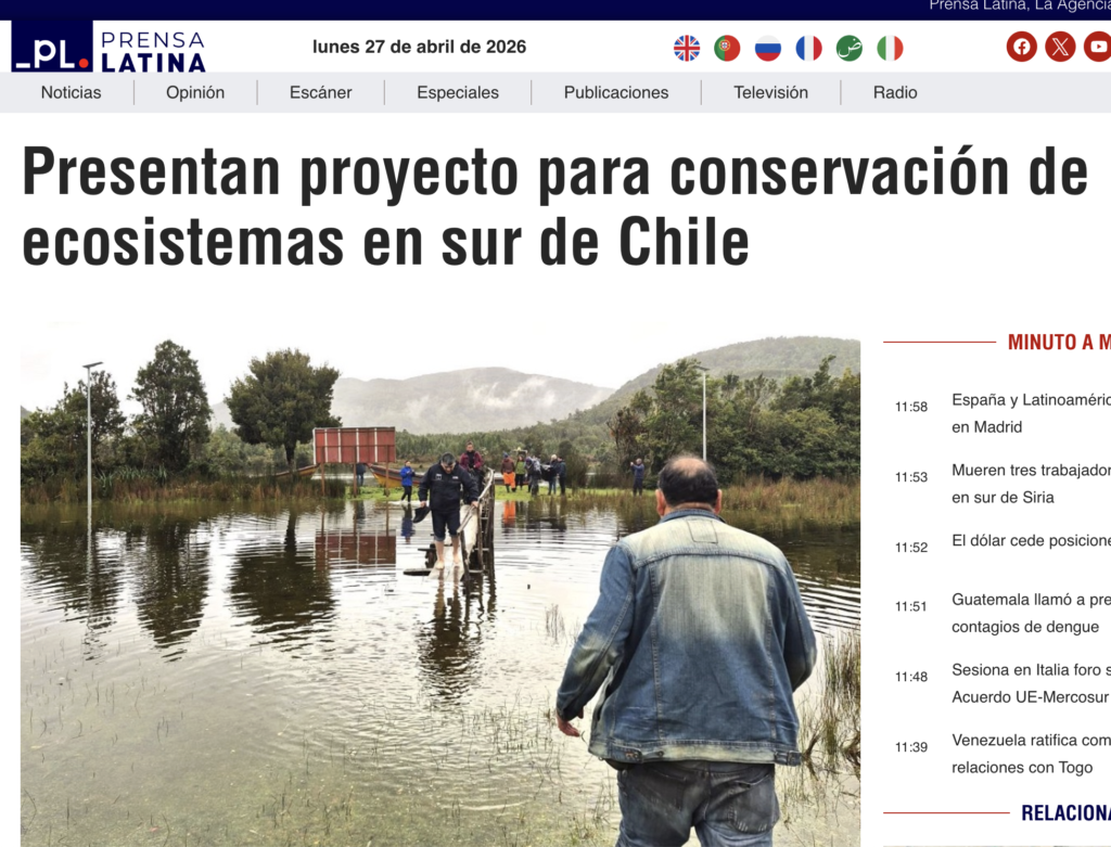 Presentan proyecto para conservación de ecosistemas en sur de Chile