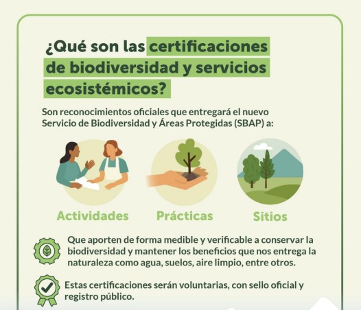 Infografía certificación biodiversidad